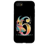 C'est ma 6e fête d'anniversaire Ocean 6 ans Sea Fish B-Day Coque pour iPhone SE (2020) / 7 / 8