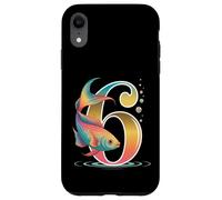 C'est ma 6e fête d'anniversaire Ocean 6 ans Sea Fish B-Day Coque pour iPhone XR