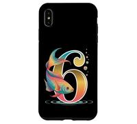 C'est ma 6e fête d'anniversaire Ocean 6 ans Sea Fish B-Day Coque pour iPhone XS Max