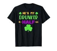 C'est ma Copine de Couple à moitié Ivre Mardi Gras T-Shirt