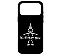 C'est ma fête d'anniversaire Smile Face Stick Funny Birthday Guy Coque pour iPhone 17 Pro Max