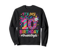 C'est ma Fille de 10 Ans à Deux Chiffres Sweatshirt