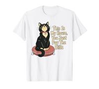 C'est ma Maison, tu ne Fais Que Payer Les factures, Chat T-Shirt Graphique avec Valeur