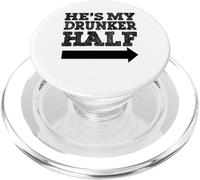 C'est ma moitié ivrogne PopSockets PopGrip pour MagSafe