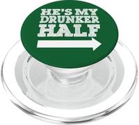 C'est ma moitié ivrogne PopSockets PopGrip pour MagSafe