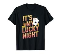 C'est ma Nuit de Chance avec Un Jeu de Casino Amusant T-Shirt Graphique avec Valeur