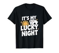 C'est ma Nuit de Chance avec Un Jeu de Casino Amusant T-Shirt Graphique avec Valeur