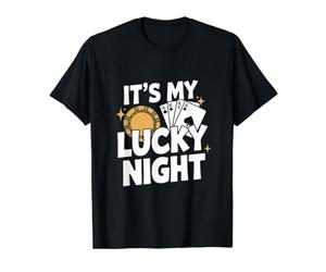 C'est ma Nuit de Chance avec Un Jeu de Casino Amusant T-Shirt Graphique avec Valeur