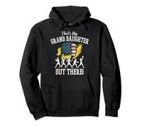 C'est ma petite-fille, là-bas, j'adore le softball, grand-père des États-Unis. Sweat à Capuche