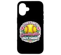 C'est ma Petite-Fille Qui Joue au Softball, Grand-mère, Grand-mère Coque pour iPhone 16