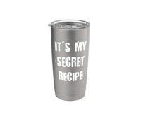 C'est ma recette secrète Gobelet isotherme en acier inoxydable double paroi