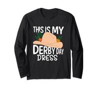 C'est ma robe Derby Day 2024, courses de chevaux colorées Manche Longue