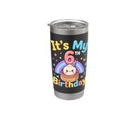 C'est ma sixième année de fête, Kawaii Dumpling Gobelet isotherme en acier inoxydable double paroi