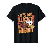 C'est ma soirée de Chance : Une Roulette de Casino Amusante T-Shirt Graphique avec Valeur