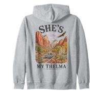 C'est ma Thelma, Je suis sa Louise, Road Trip Desert Sweat à Capuche