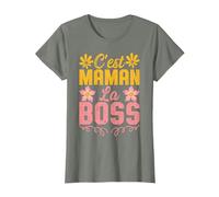 C'est Maman La Boss Mère Fête Des Mères Femme Cadeau T-Shirt
