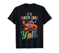 C'est Mardi Gras Y'all Perles d'écrevisses T-Shirt