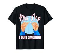 C'est marrant, embrasse-moi, j'ai arrêté de fumer, plus de mauvaise haleine T-Shirt