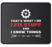 C'est Marrant, Je Répare des Trucs Tapis De Souris Portable Mouse Pad Lavable Mousepad pour Voyage Ordinateur Bureau 25X30Cm
