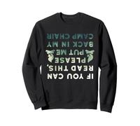 C'est Marrant si tu Peux Lire ceci, remets-Moi sur Une Chaise de Camp Sweatshirt
