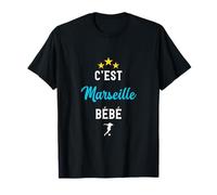 C'est Marseille Bébé Cadeau Supporter OM Marseille Foot T-Shirt