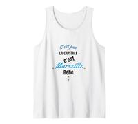 C'est Marseille bébé Supporter Marseillais Cadeau Fan Foot Débardeur