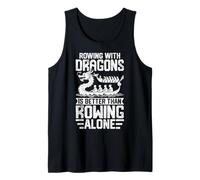 C'est mieux de ramer en bateau dragon avec des dragons que de ramer seul Débardeur