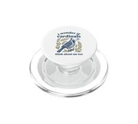 C'est Mignon, Je me Demande si Les Cardinaux pensent Que Je suis trop ornithologue PopSockets PopGrip pour MagSafe