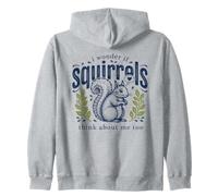 C'est Mignon, Je me Demande si Les écureuils pensent Que Je suis trop Animal Sweat à Capuche