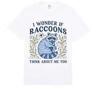 C'est Mignon, Je me Demande si Les ratons laveurs pensent à Moi trop Trash et Panda Comfort Colors Adult Heavyweight T-Shirt
