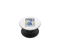 C'est Mignon, Je me Demande si Les Renards pensent trop à Moi Forest Fox PopSockets PopGrip Adhésif