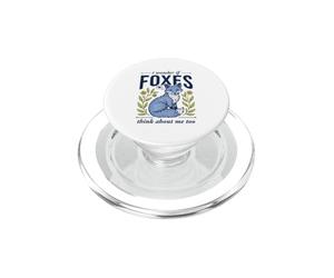 C'est Mignon, Je me Demande si Les Renards pensent trop à Moi Forest Fox PopSockets PopGrip pour MagSafe