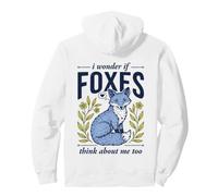 C'est Mignon, Je me Demande si Les Renards pensent trop à Moi Forest Fox Sweat à Capuche