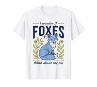 C'est Mignon, Je me Demande si Les Renards pensent trop à Moi Forest Fox T-Shirt