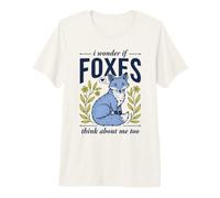 C'est Mignon, Je me Demande si Les Renards pensent trop à Moi Forest Fox T-Shirt Haut de Gamme