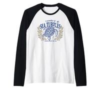 C'est Mignon, Je me Demande si Les Tortues de mer pensent trop à Moi Manche Raglan