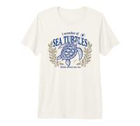 C'est Mignon, Je me Demande si Les Tortues de mer pensent trop à Moi T-Shirt Haut de Gamme