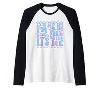 C'est Moi, Bonjour, Je suis The Disco Bride, rétro, Groovy, Tendance. Manche Raglan