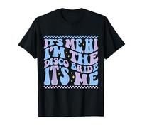 C'est moi, bonjour, je suis The Disco Bride, rétro, groovy, tendance. T-Shirt