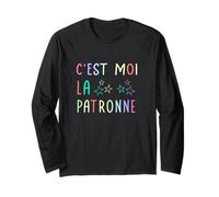 C'est Moi la Patronne - Affirmez Votre Pouvoir Humour Maman Manche Longue