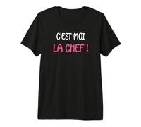 C'est Moi la Patronne Humour Femme Maman C'est Moi la Chef T-Shirt Haut de Gamme