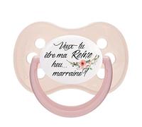 C'est moi qui décide Tétine sucette bébé personnalisée demande marraine