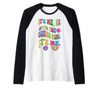 C'est Moi Salut, Je suis The Cheer Girl, C'est Moi Funny Cheerleading Manche Raglan