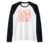 C'est Moi Salut, Je suis The Cheer Girl, C'est Moi Funny Cheerleading Manche Raglan