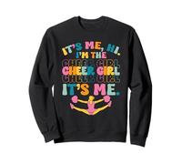 C'est Moi Salut, Je suis The Cheer Girl, C'est Moi Funny Cheerleading Sweatshirt