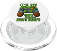 C'est Mon 10e Anniversaire ! Niveau 10 Ans de Joueur vidéo PopSockets PopGrip pour MagSafe