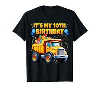 C'est mon 10e anniversaire, un camion à benne basculante, un anniversaire drôle pour les enfants et les garçons T-Shirt