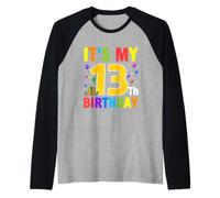 C'est Mon 13e Anniversaire Cadeau pour Adolescents de 13 Ans garçons et Filles Manche Raglan