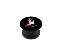 C'est Mon 1er Anniversaire Bunny Child Girl PopSockets PopGrip Adhésif