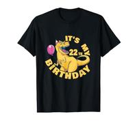 C'est Mon 22e Anniversaire Dinosaure drôle 22 Ans T-Shirt Graphique avec Valeur